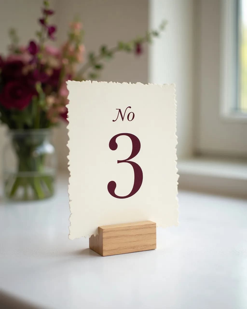 Numery stołów, Numery stołów, format a5, papier 350 g/m²
