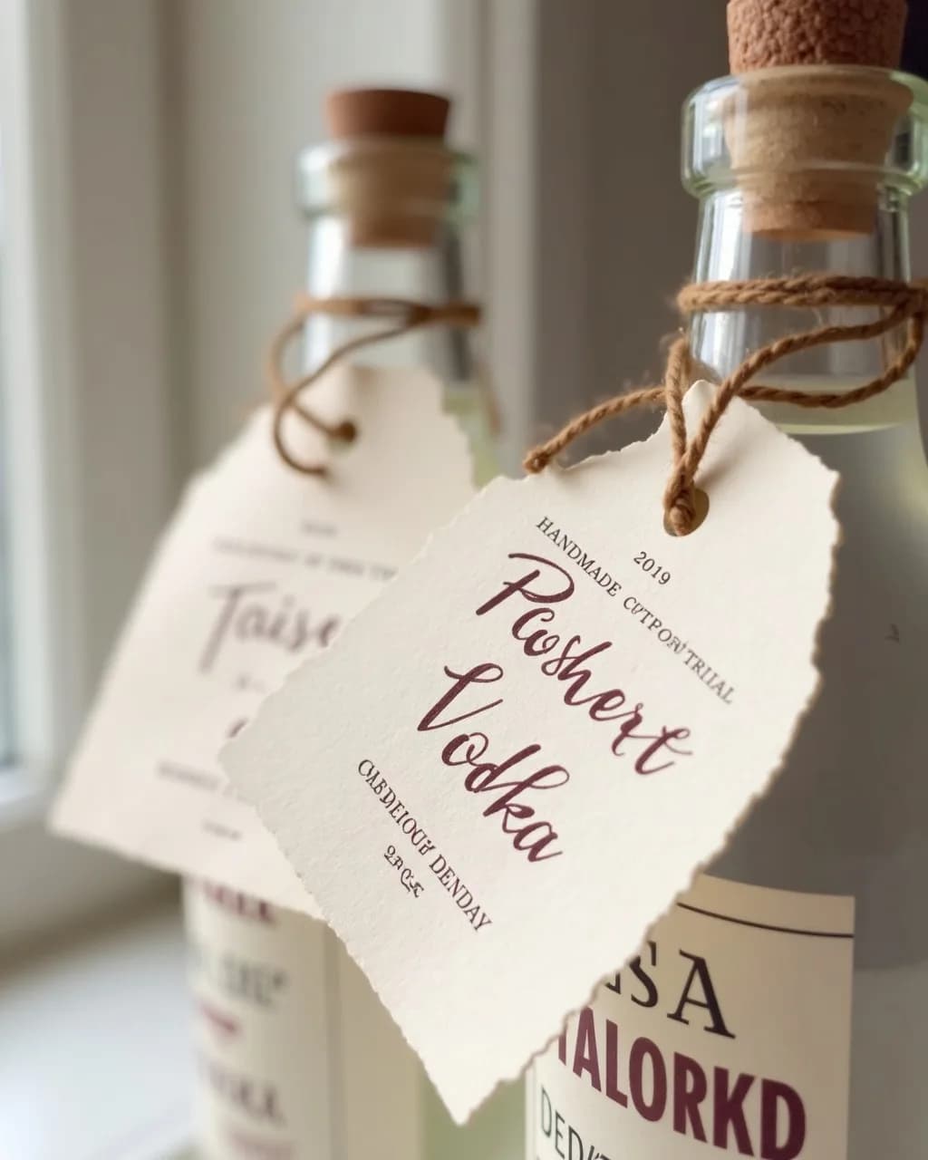 Zawieszki na alkohol, Zawieszki, papier 300 g/m²